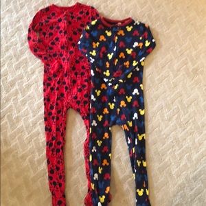 Disney GAP Mickey Mouse Footed Pajamas